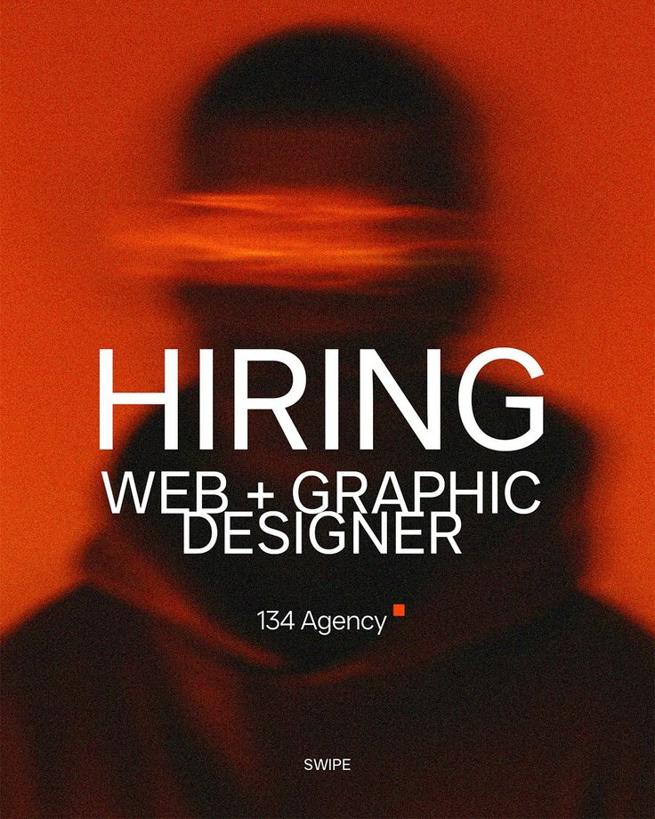 Hiring Web + Graphic Designer poster